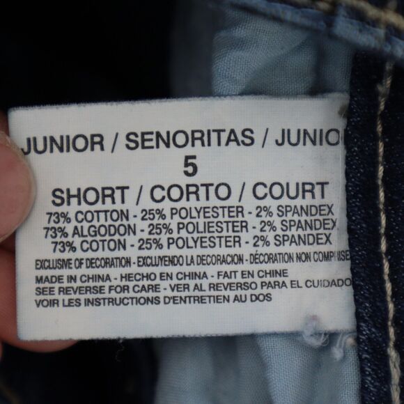 Grane Pants Womens 5 Blue Selma Low Rise Curvy Boot Zip Dark Wash Denim Jeans - Picture 7 of 16